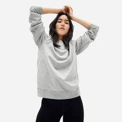 The Unisex French Terry Crew | Heathered Grey