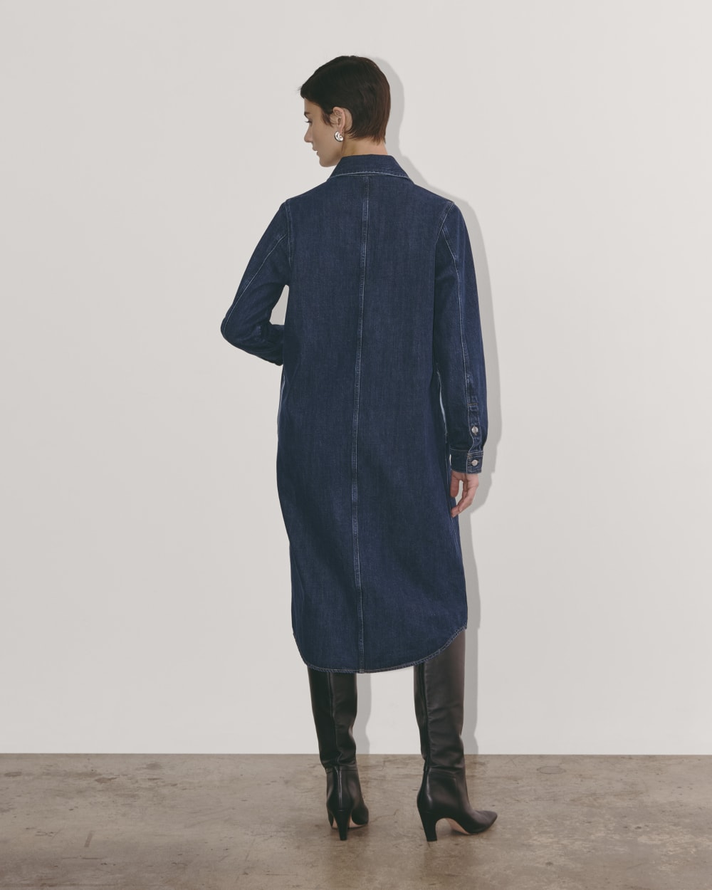 The Denim Shirtdress | Indigo