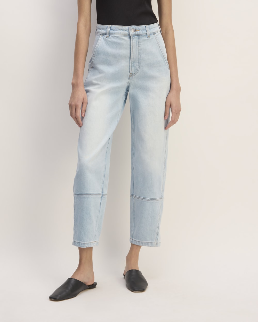 The Utility Barrel Jean | Fog | Regular