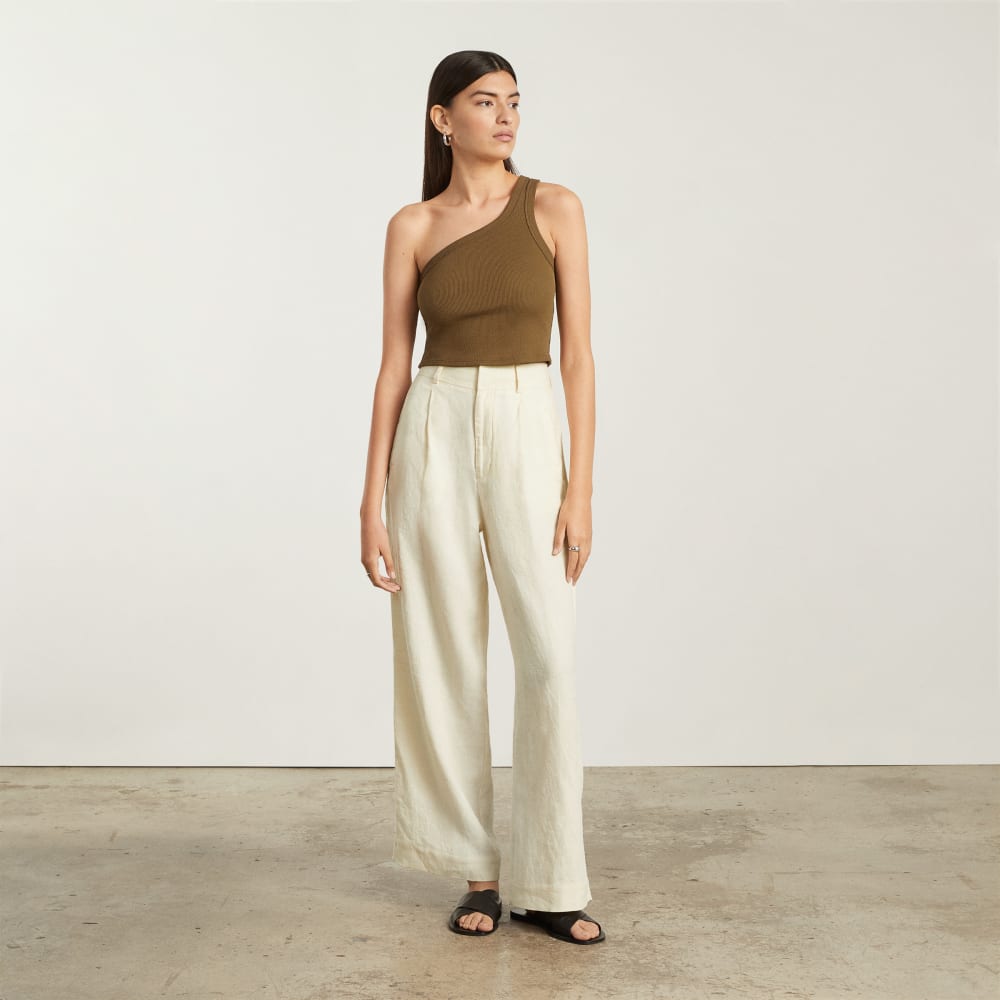 The Linen Way-High庐 Drape Pant | Canvas