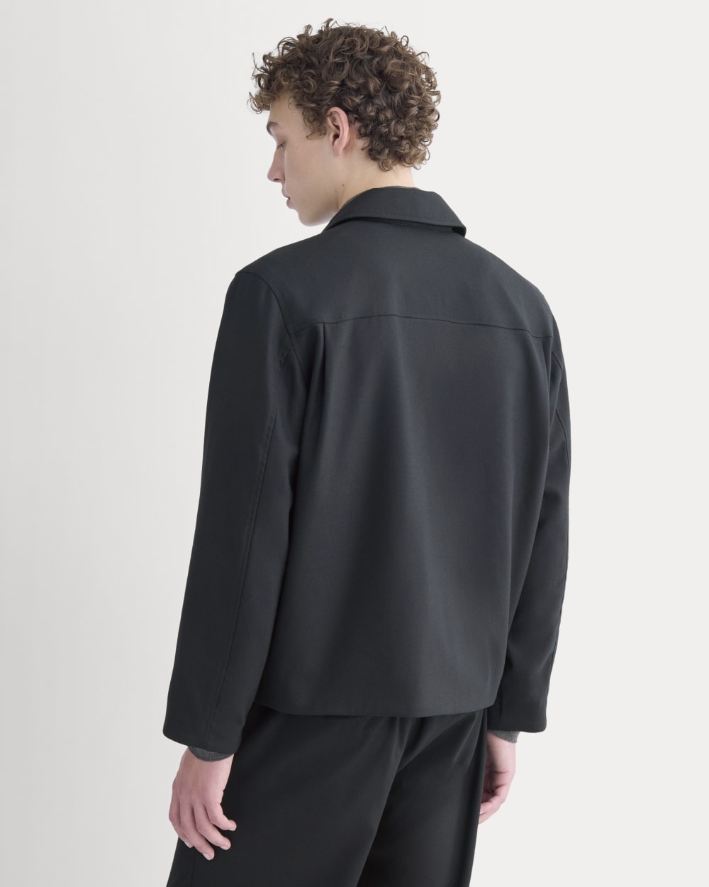 Tailored Zip Jacket | Black