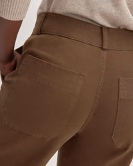 The Organic Kick Flare Pant | Cocoa